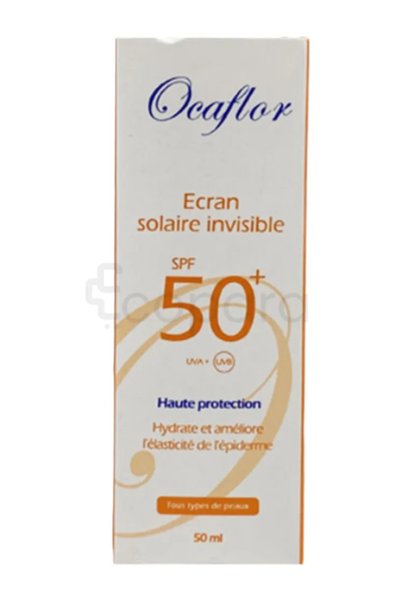 OCAFLOR ECRAN SOLAIRE INVISIBLE SPF50+ 50ML