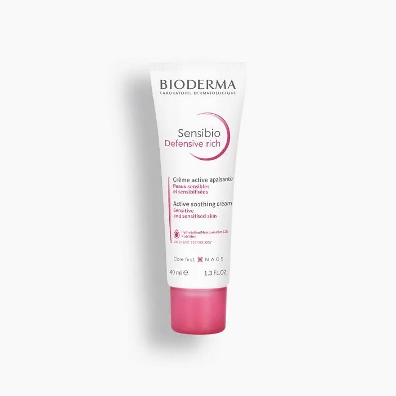 BIODERMA SENSIBIO DEFENSIVE RICH CREME ACTIVE APAISANTE 40ML