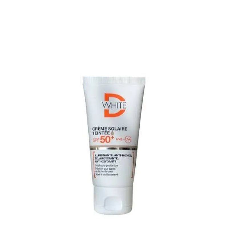 DWHITE CREME SOLAIRE TEINTEE MEDIUM 50+ 50ML