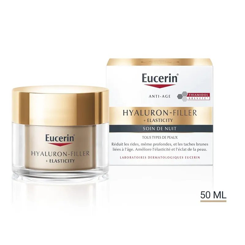 EUCERIN HYALURON FILLER + ELASTICITY CREME DE NUIT 50ML