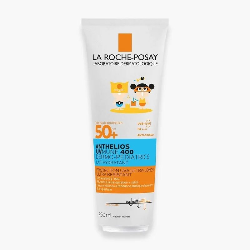 LA ROCHE POSAY ANTHELIOS UVMUNE 400 DERMO-PEDIATRICS LAIT HYDRATANT INVISIBLE SPF50+ 250ML