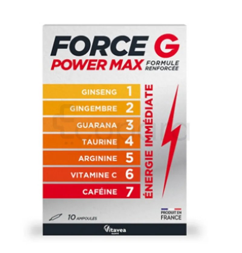 VITAVEA FORCE G POWER MAX B10 AMPOULES