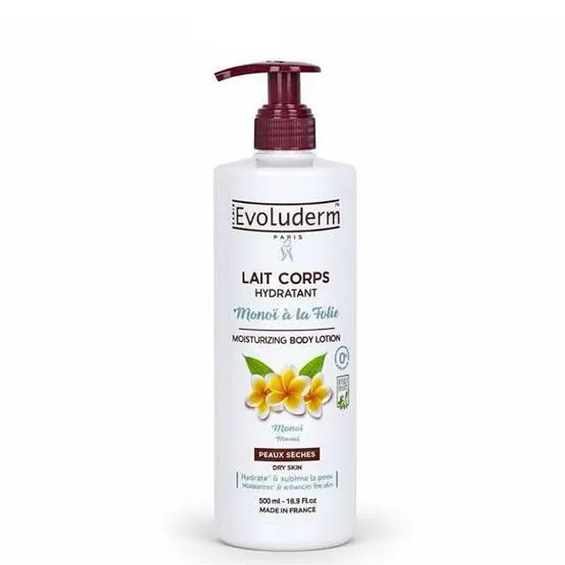 EVOLUDERM LAIT CORPS HYDRATANT MONOI A LA FOLIE 500ML