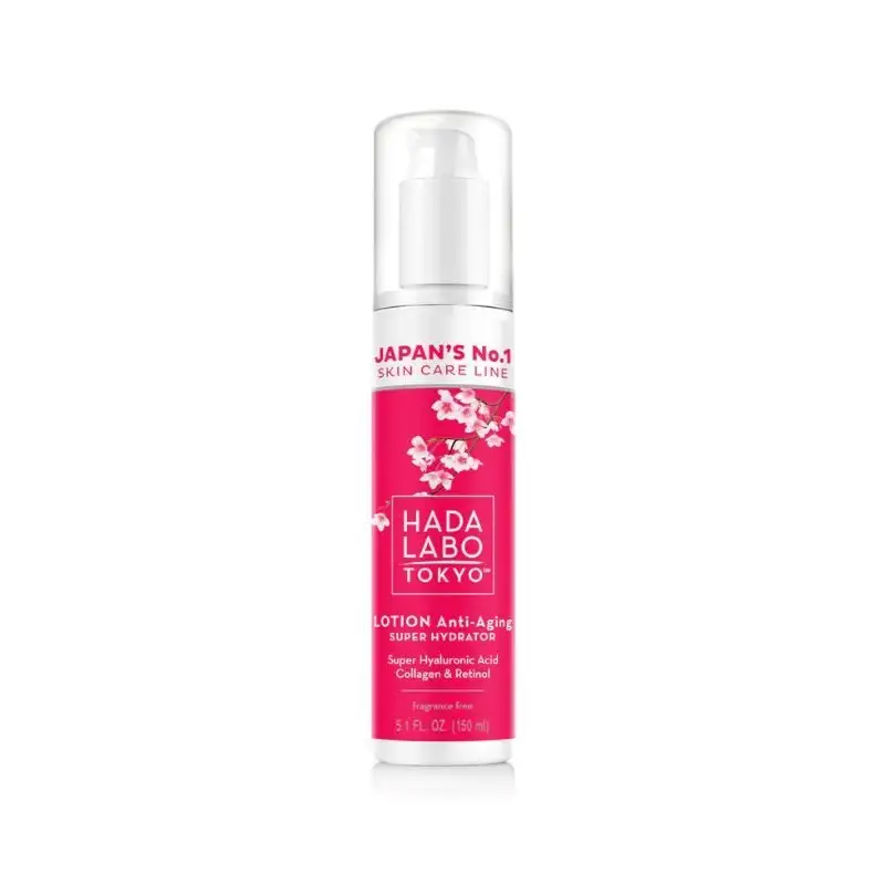 HADA LABO TOKYO JAPAN'S N°1 SKIN CARE LINE LOTION ANTI-AGE SUPER HYDRATANTE SUPER HYALURONIC ACID COLLAGEN RETINOL 150ML