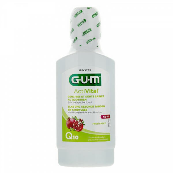 GUM ACTIVITAL Q10 BAIN DE BOUCHE 300ML REF 6061
