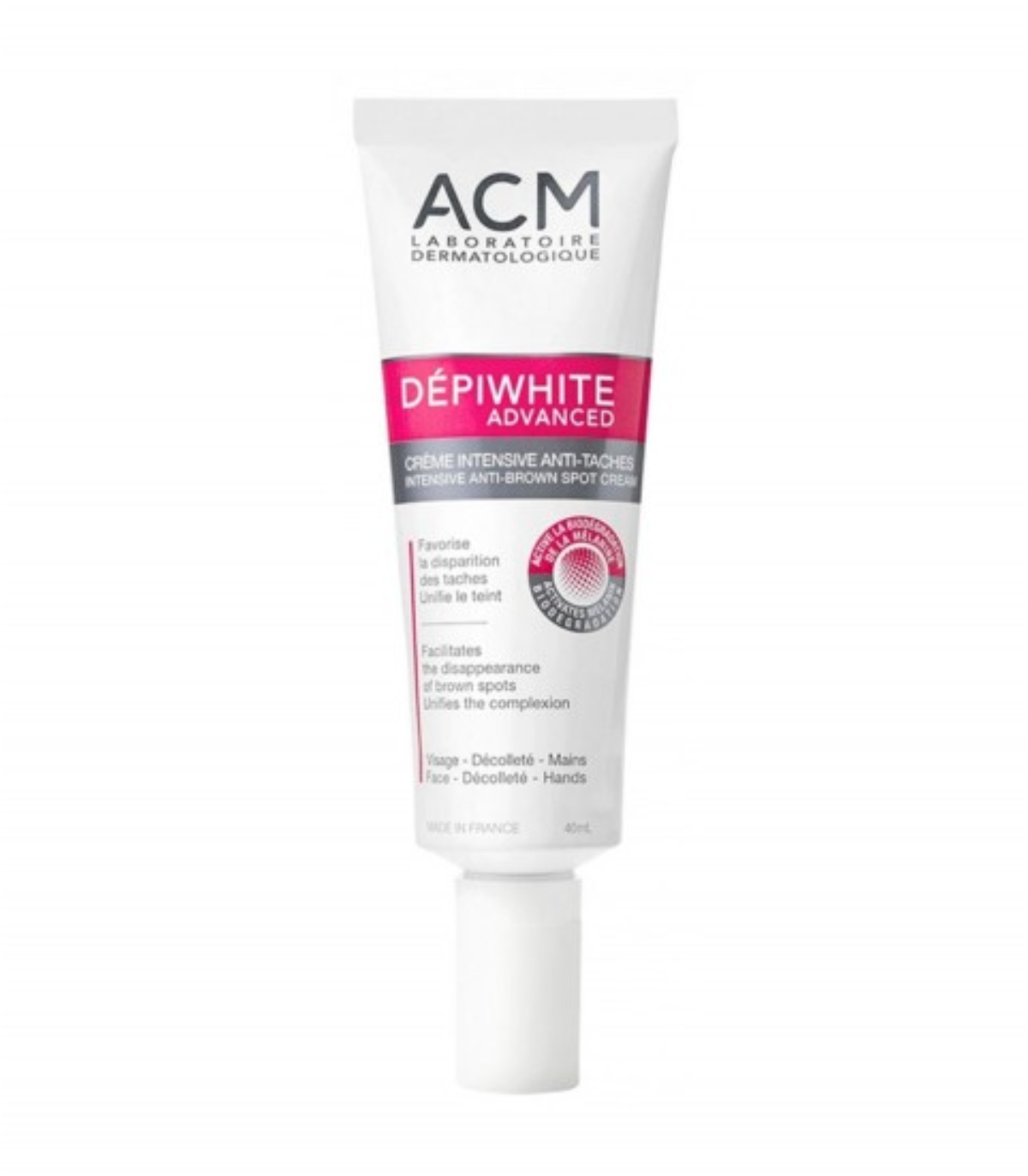 ACM DEPIWHITE DAY CREME ECLAIRCISSANTE DE JOUR ANTI-TACHES 40ML