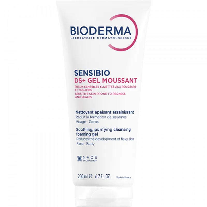 BIODERMA SENSIBIO DS+ GEL NETTOYANT APAISANT 200ML