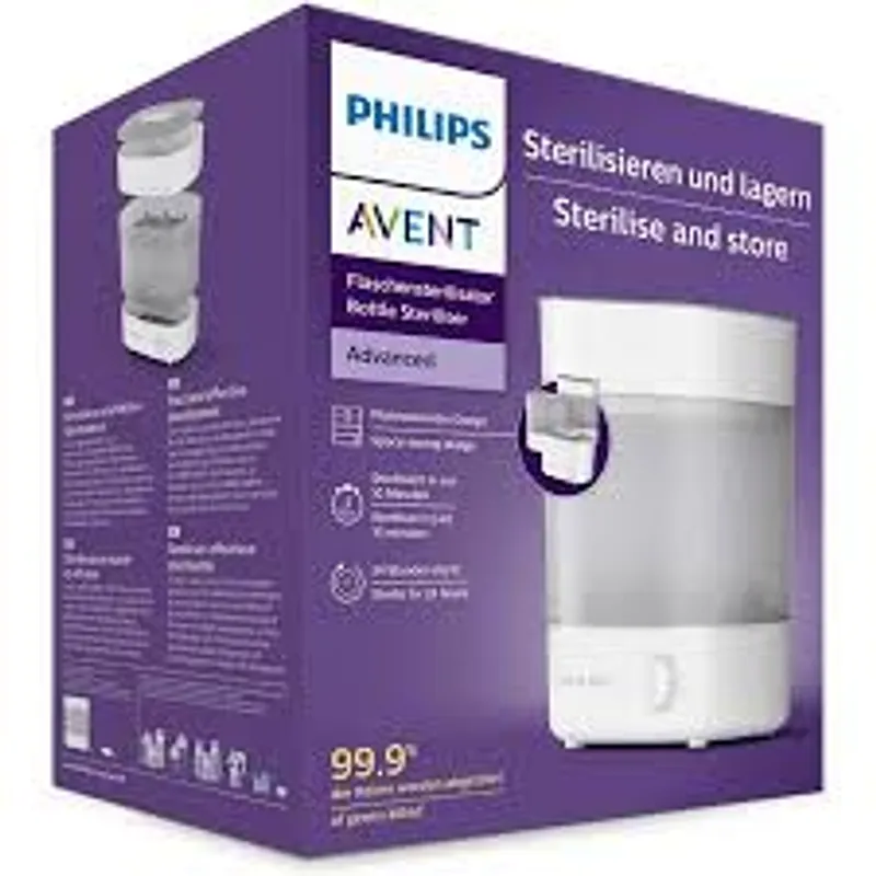 AVENT STERILISATEUR ELECTRIQUE A VAPEUR 3 EN 1 REF SCF284/03