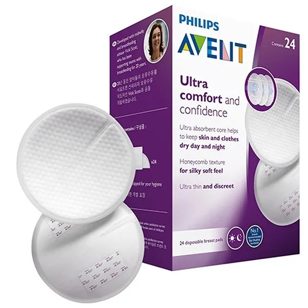 AVENT COUSSINETS ULTRA COMFORT PAR JOUR B24 REF SCP254/24