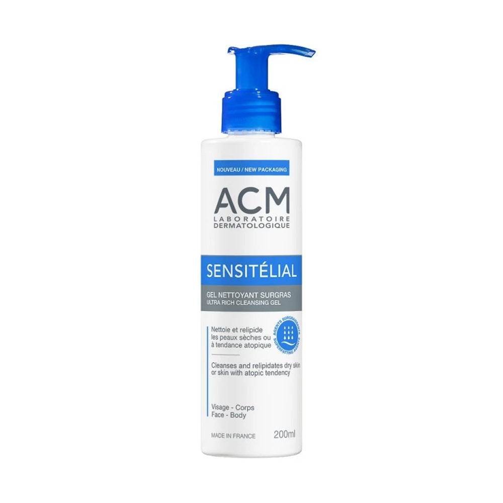 ACM SENSITELIAL GEL NETTOYANT SURGRAS 500ML