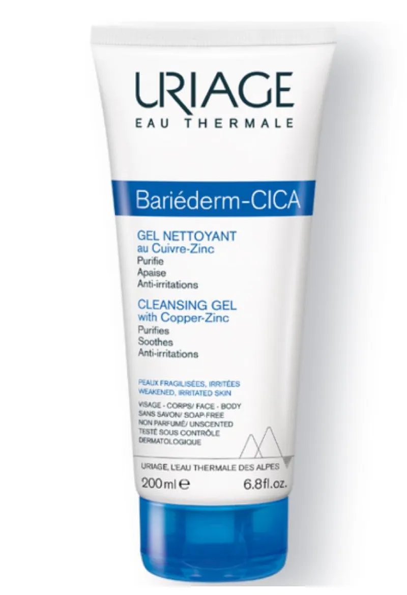 URIAGE BARIEDERM CICA-GEL NETTOYANT 200ML