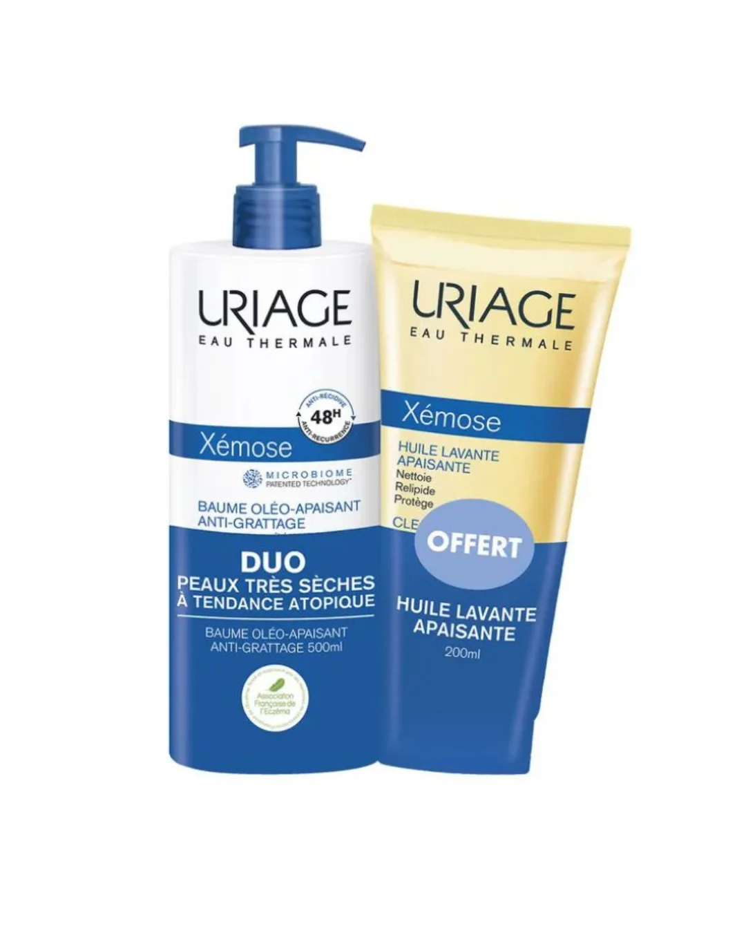 URIAGE COFFRET XEMOSE BAUME OLEO 200ML + XEMOSE HUILE LAVANTE 200ML