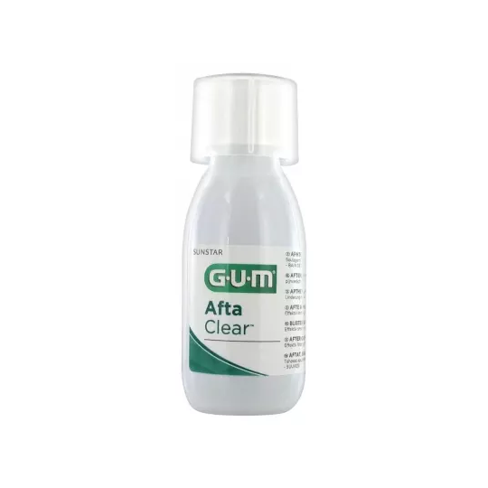 GUM AFTA CLEAR BAIN DE BOUCHE 120ML REF 2410