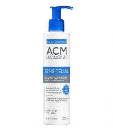 ACM SENSITELIAL GEL NETTOYANT SURGRAS 200ML