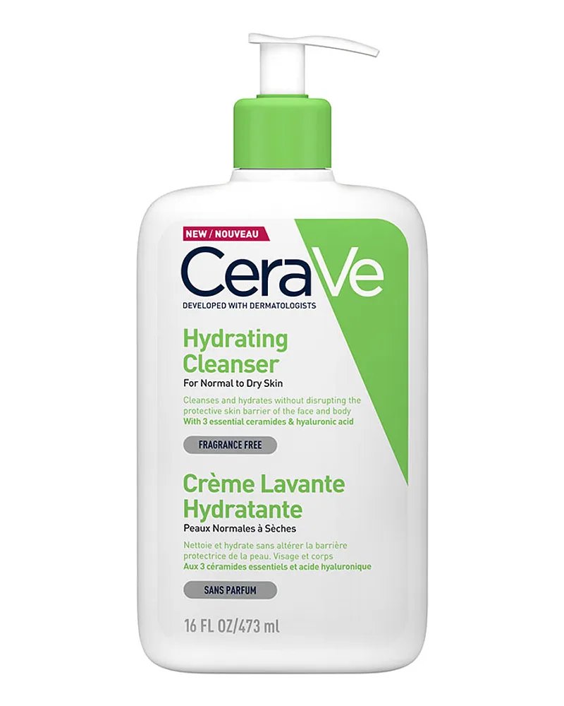 CERAVE CREME LAVANTE HYDRATANTE PEAUX NORMALES A SECHES 473ML