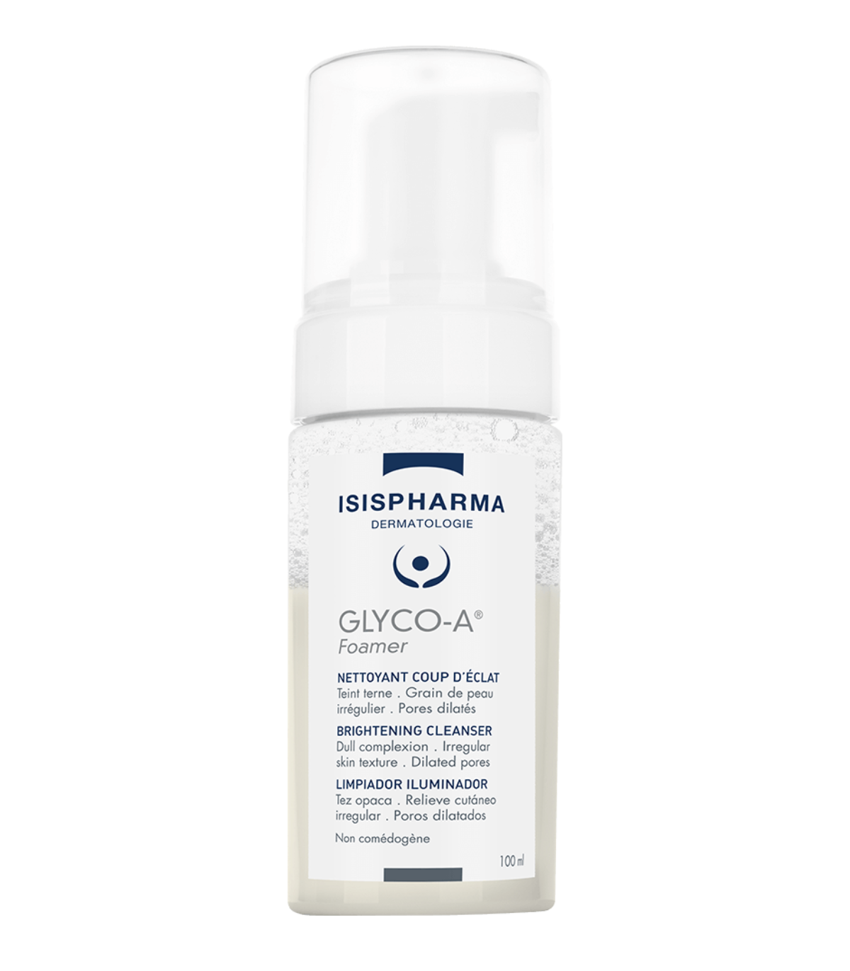 ISISPHARMA GLYCO-A FOAMER NETTOYANT COUP D'ECLAT 100ML