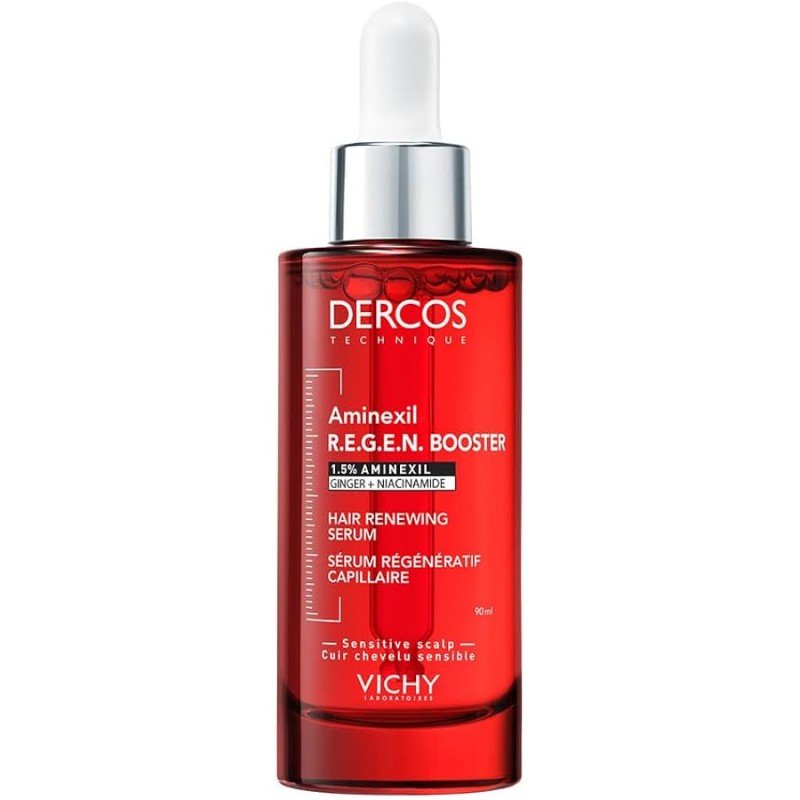 VICHY DERCOS AMINEXIL CLINICAL REGEN BOOSTER 1.5 AMINEXIL GINGER + NIACINAMIDE SERUM REGENERATIF CAPILLAIRE 90ML