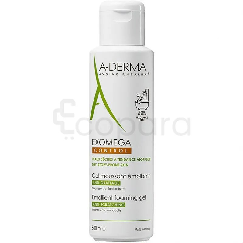 ADERMA EXOMEGA CONTROL GEL MOUSSANT EMOLLIENT 200ML