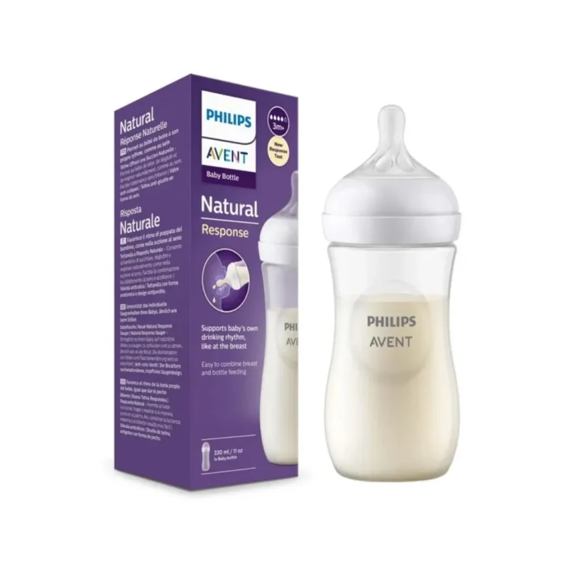 AVENT BIBERON NATURAL RESPONSE +3MOIS 330ML REF SCY906/01