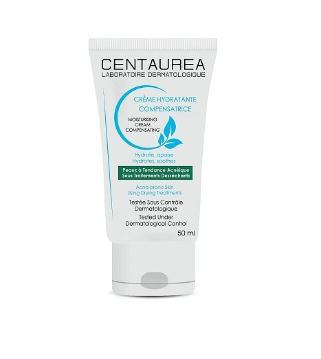 CENTAUREA CREME HYDRATANTE COMPENSATRICE PEAUX A TENDANCE ACNEIQUE 50ML