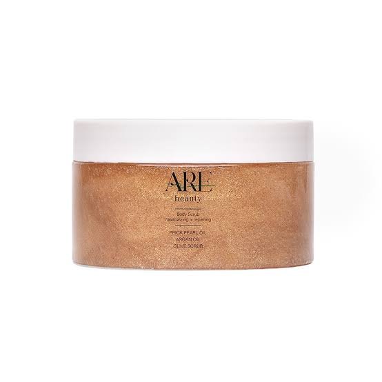 ARE BEAUTY BODY SCRUB GOMMAGE REPARATEUR HYDRATANT PRICK PEARL OIL ARGAN OIL OLIVE SCRUB 250ML