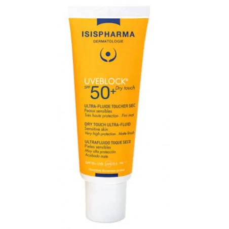ISISPHARMA UVEBLOCK SPF50+ DRY TOUCH ULTRAFLUIDE TEINTE CLAIRE 40ML
