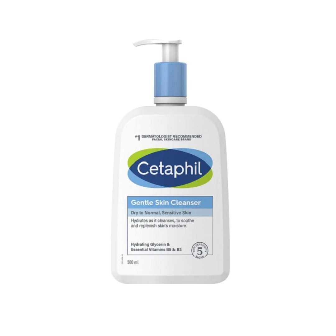 CETAPHIL LOTION NETTOYANTE GENTLE SKIN CLEANSER PEAUX NORMALES A SECHES ET SENSIBLES 500ML